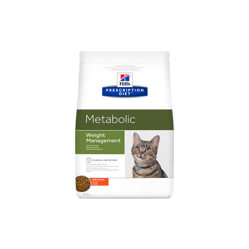 Hill's vet diet para gatos, hills diet feline metabolic 4 kg COMIDA
