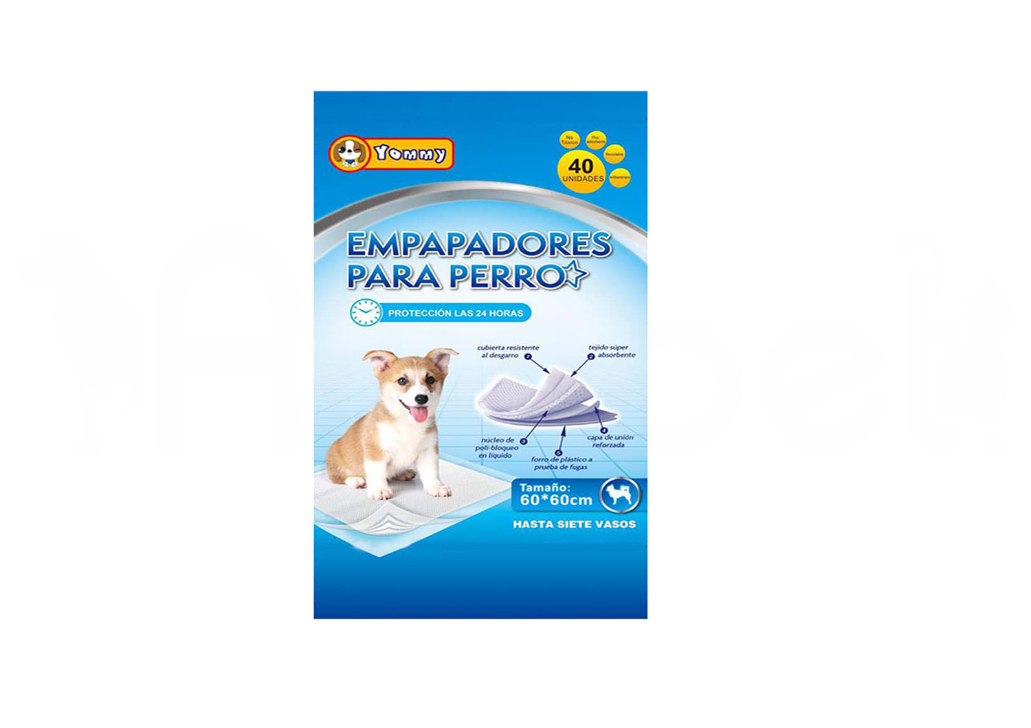 EMPAPADORES BASIC 90X60CM 50 UNID - Madagascar Mascotas